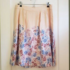 EUC women's Dalia Collection floral skirt size 10